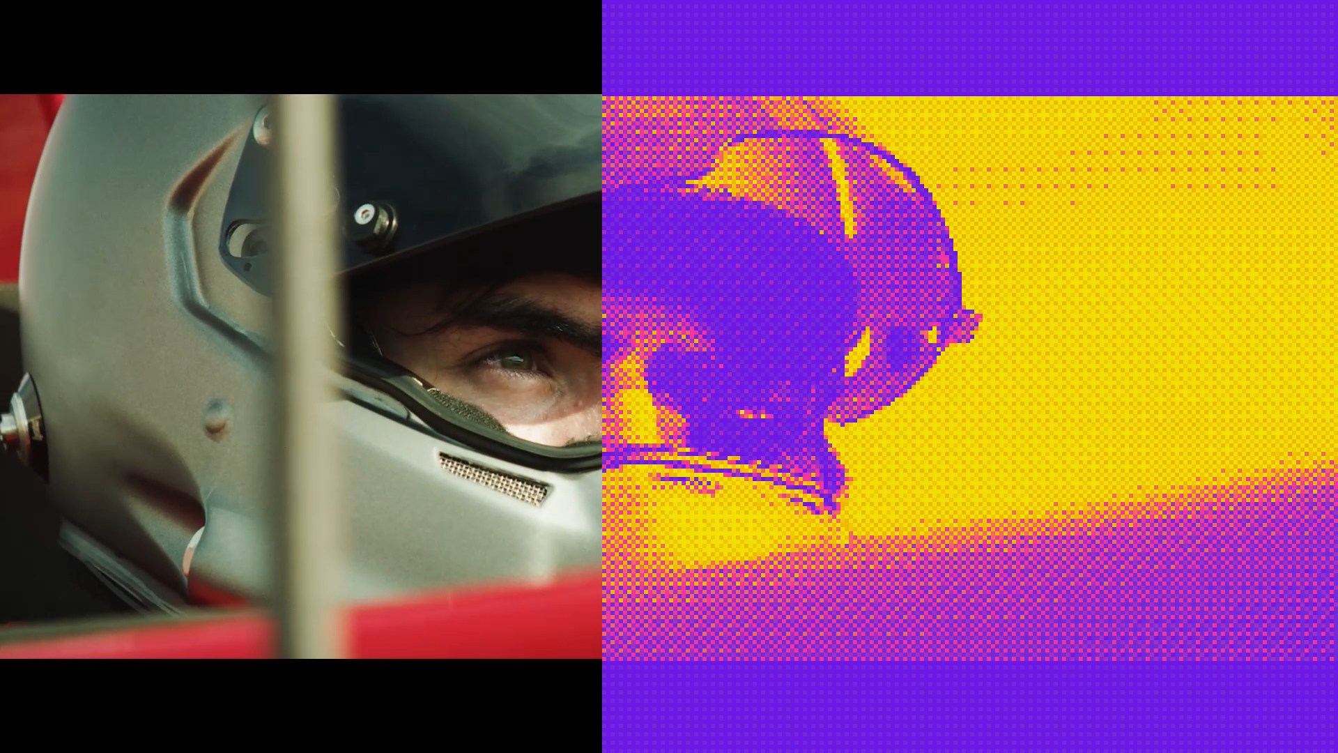 Dither Decay Racecar Driver Comparison Clip
