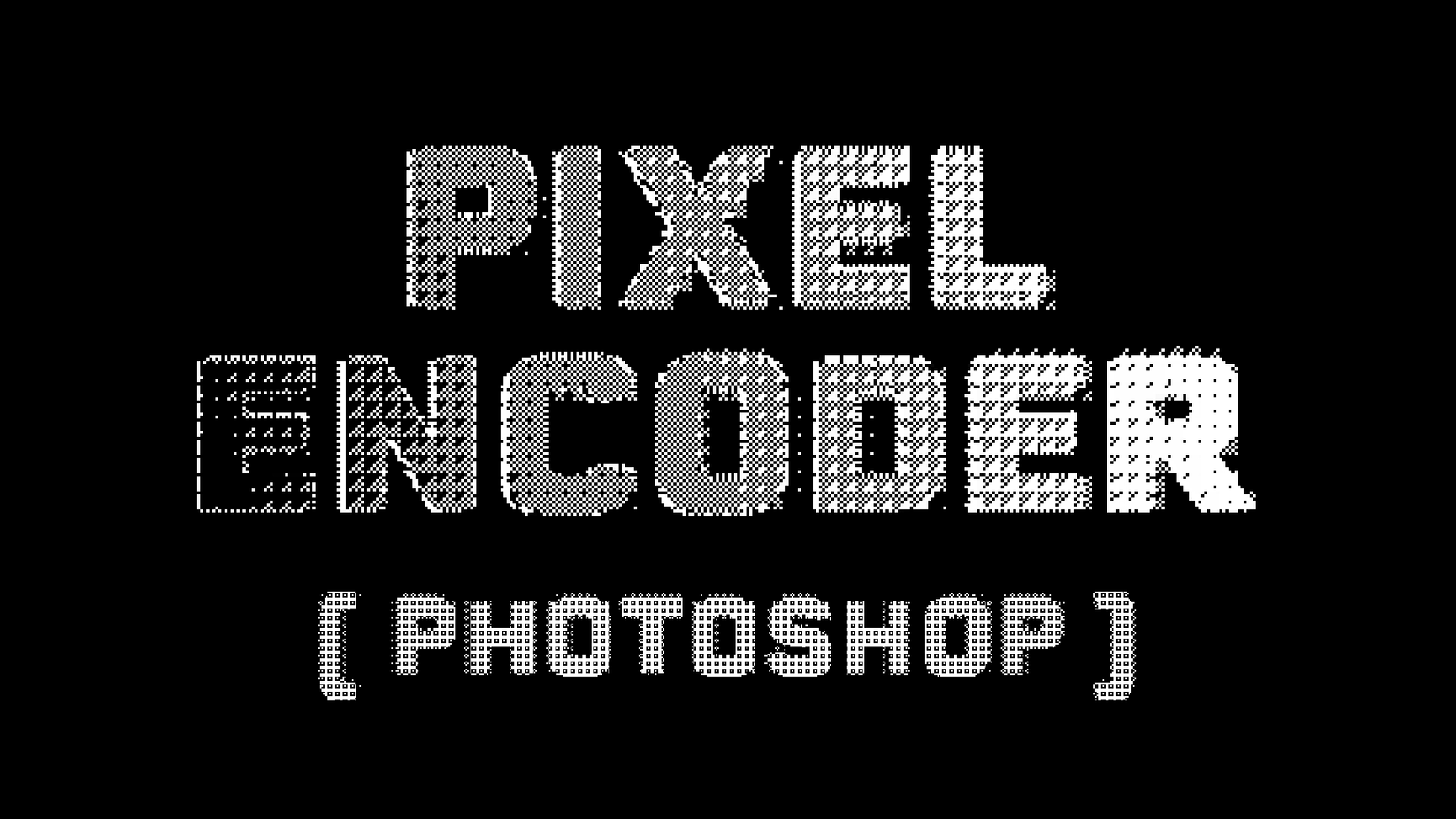 Pixel_Encoder (PS): Create Pixel Graphics In Seconds - MEGAKRUNCH